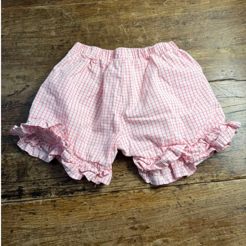 BB Blanks Boutiques Gingham ruffle shorts size 6